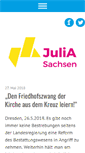 Mobile Screenshot of julia-sachsen.de